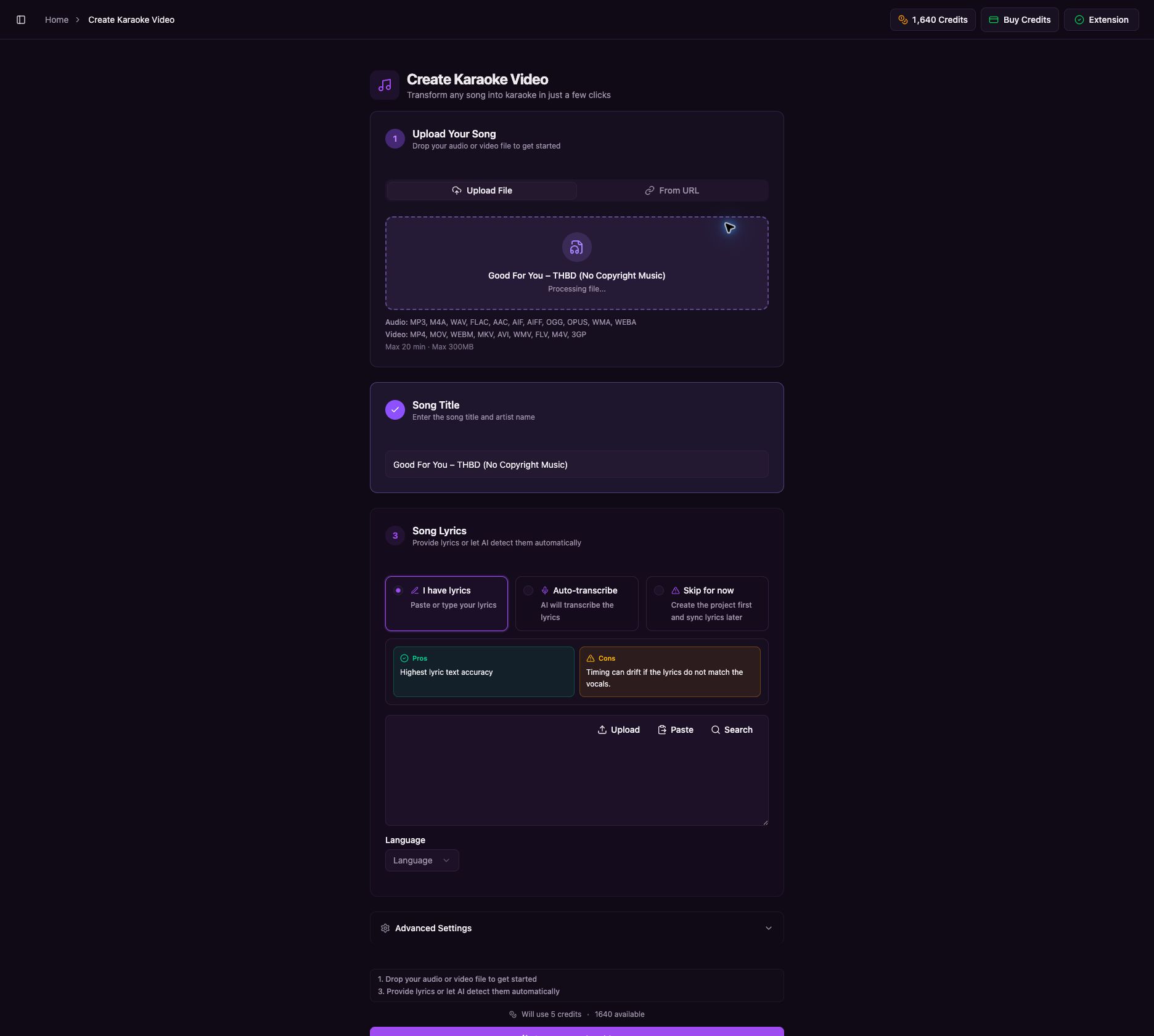 Youka Online showing URL download progress