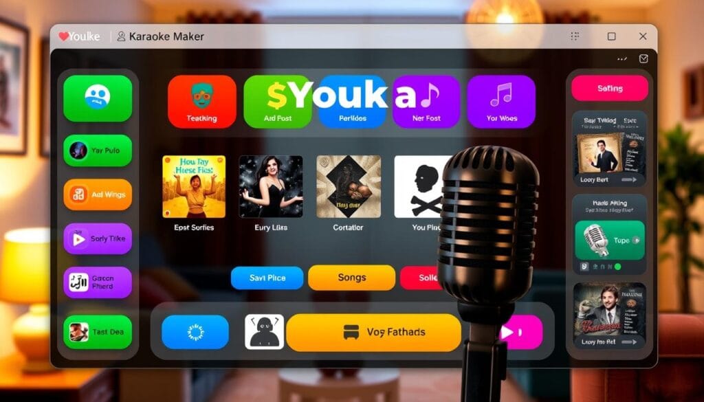Youka karaoke maker interface